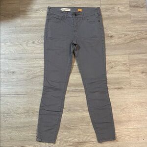 Pilcro and the Letterpress Gray Ankle Jeans